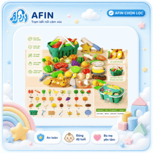 bộ đồ chơi rau củ